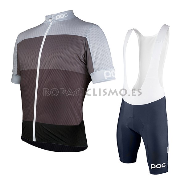 2017 Maillot POC Fondo Elements tirantes mangas cortas marron